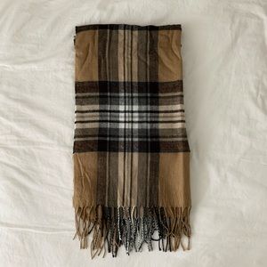 Banana Republic Scarf Brown Plaid